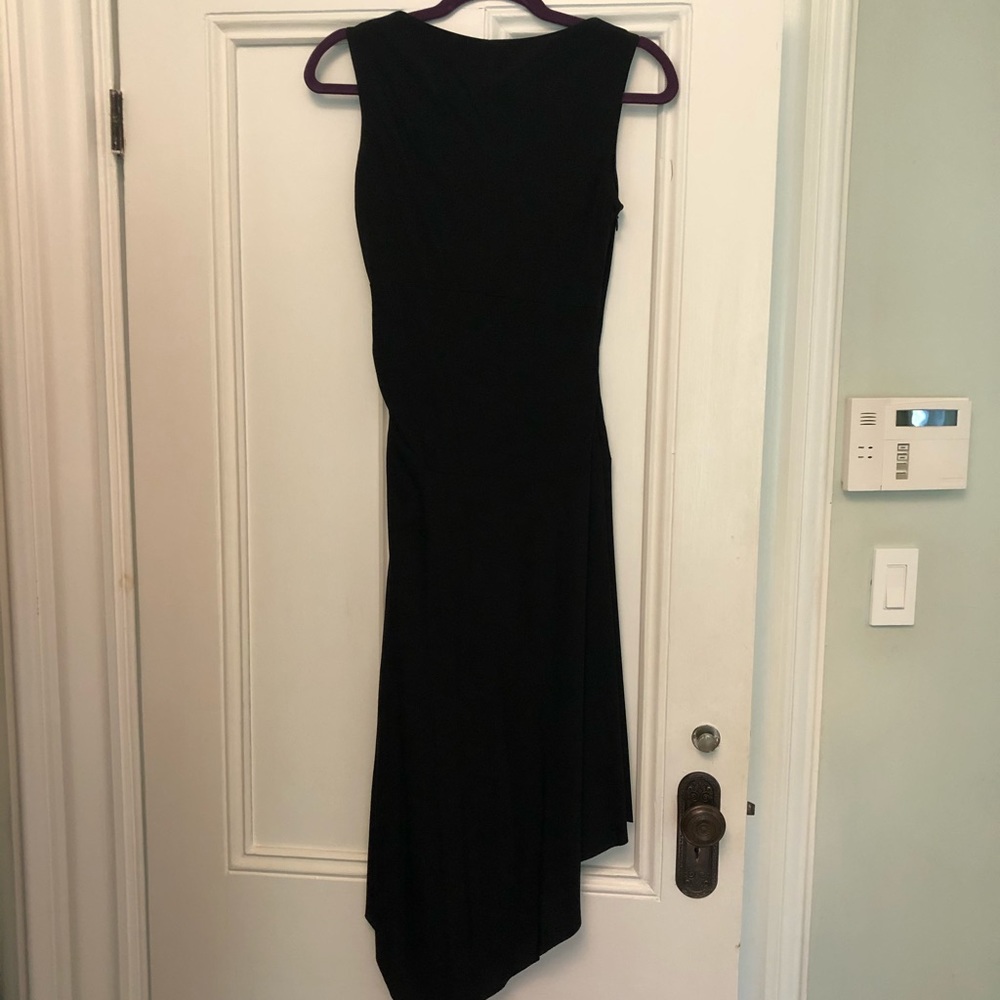 Kay Unger Midi Sleeveless Asymmetrical Dress